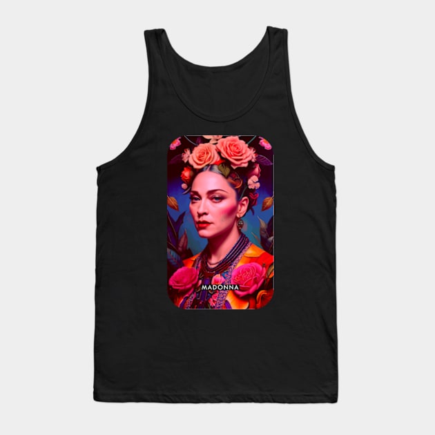 Vintage Portrait of Madonna Tank Top by Vintagiology